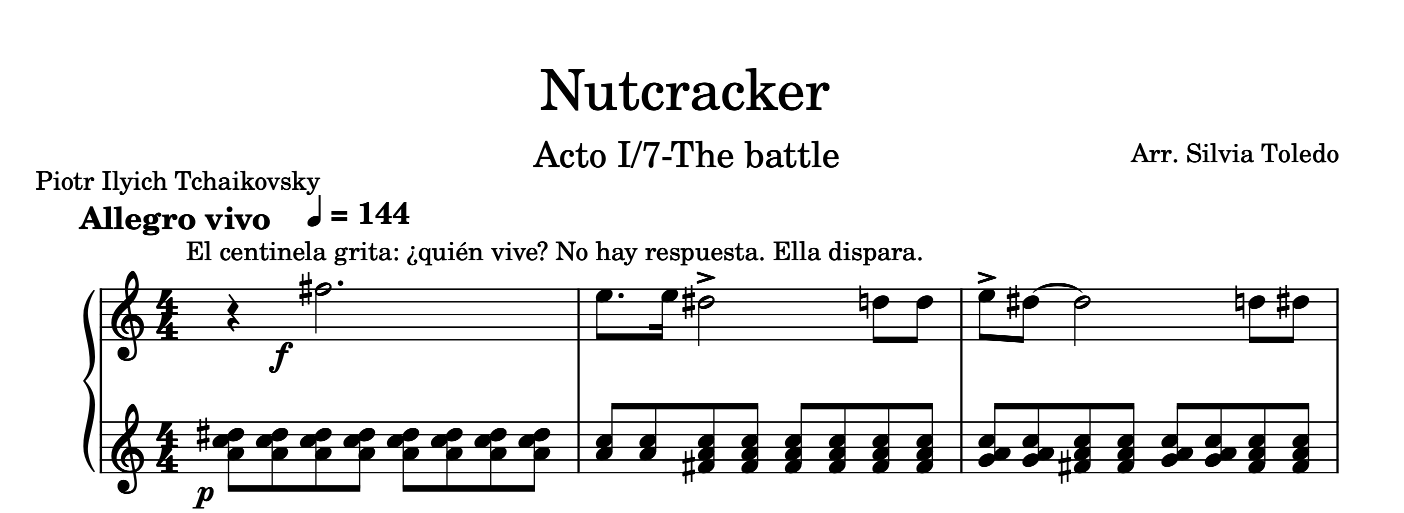 The Nutcracker Ballet - Tchaikovsky - Escena 7 Acto I